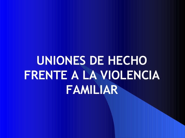 Union De Hecho Union De Hecho