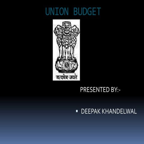 Union budget