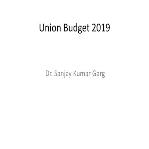 Union budugt highlight