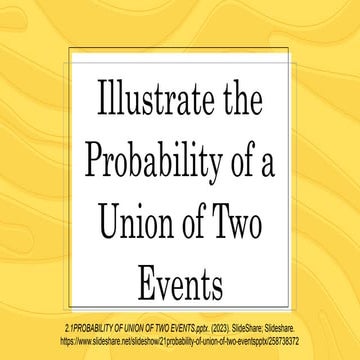 union of two events.pptx probability of events