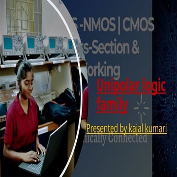 unipolar logic family Course of Digital Electronics