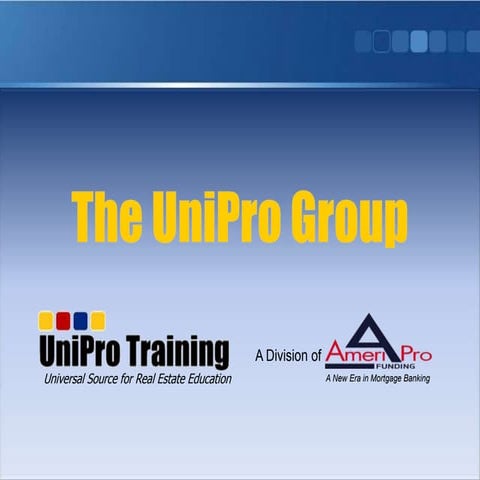 UniPro Group Overview