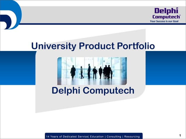 Uni Product Portfolio Delphi
