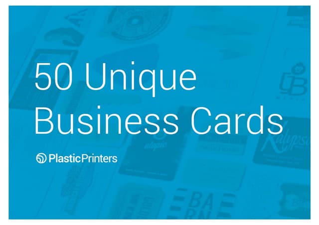 Unique Business Cards