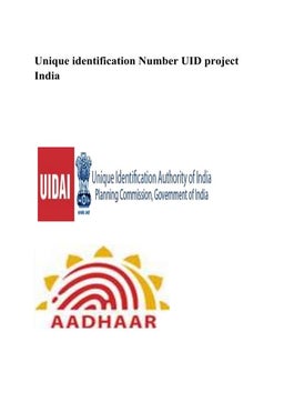 Unique identification authority of india uid | PPT