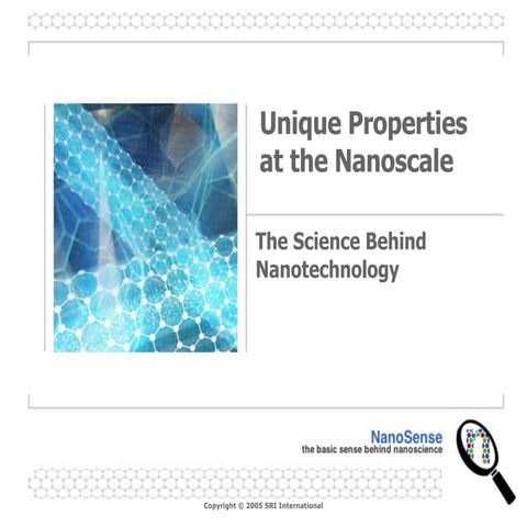 Unique Properties At The Nanoscale
