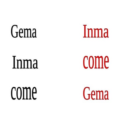 Unir con flechas tres palabras 1