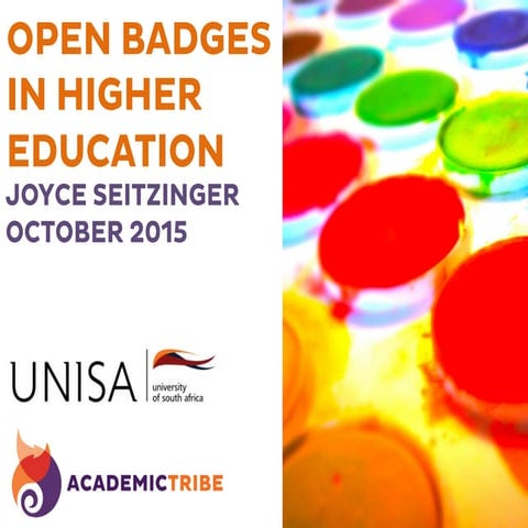 UNISA Open Badges in Higher Education