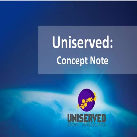 Uniserved concept note