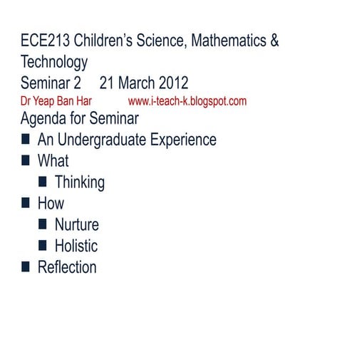 SIM University ECE213 Seminar 2