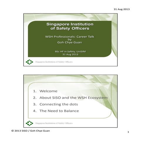 Total Workplace Safety and Health (TWSH) | PDF