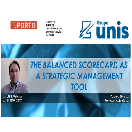 The Balanced Scorecard as a Strategic Management Tool | PPT