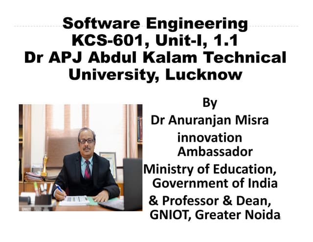 Introduction to Software Engineering Notes | PPT