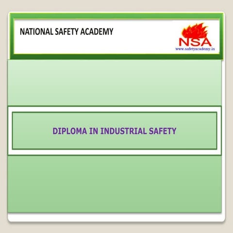 Diploma in Occupational Health and Safety