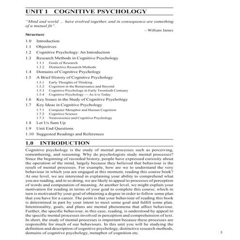  A BRIEF HISTORY OF PSYCHOPATHOLOGY - Unit 1