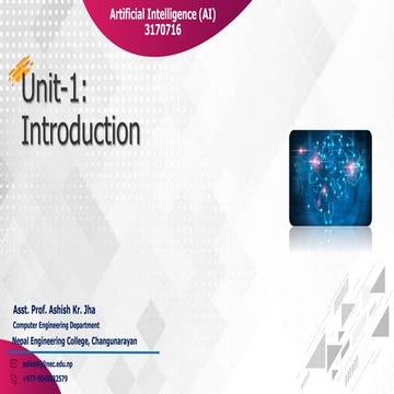 BCA course note of Artifiical intelligence