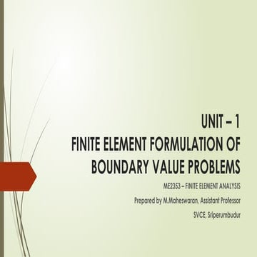 Unit-1.pptx finite element ansyslis easy