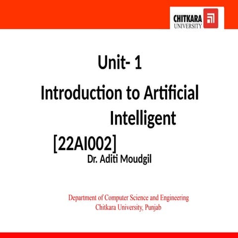 Introduction to artificial intelligence beginners