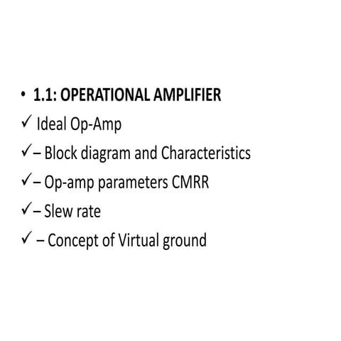 Unit -1 - Op Amps.pptx