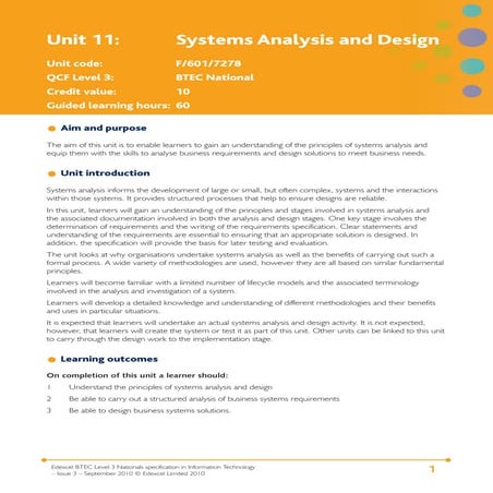 Unit 11-systems-analysis-and-design