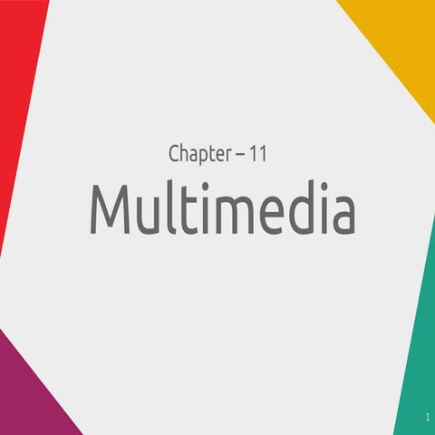Introduction to Information Technology || Unit - 11 : Multimedia