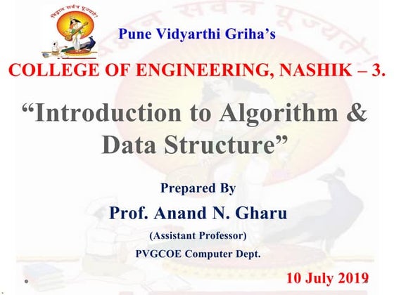 Data Structures and Algorithm - Module 1.pptx