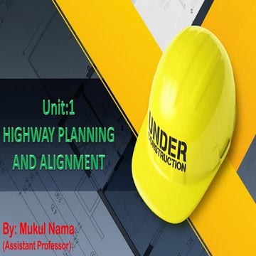 Highway planning and alignment