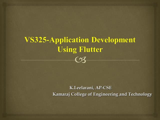 UNIT-1 __ Introduction  to   Flutter.ppt