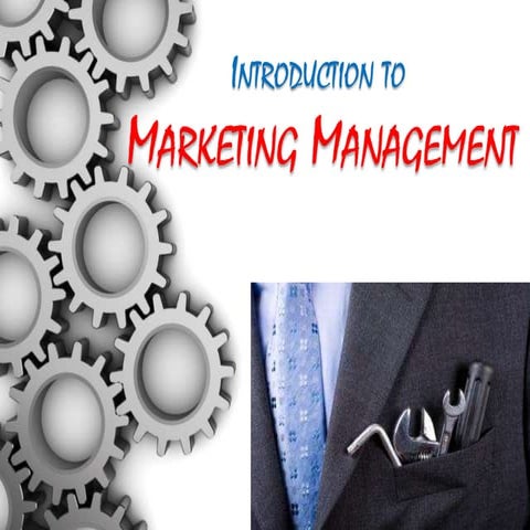 ajaykumarta-Unit   1 introduction to marketing management
