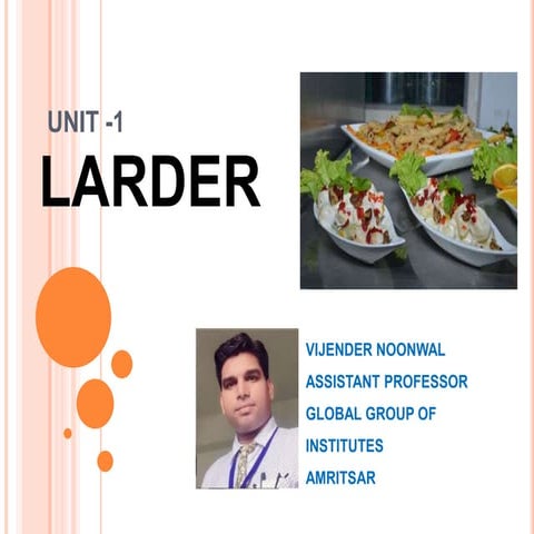 Unit  1 Larder Kitchen