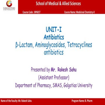 MC - III, Unit - 1, Part 3 - Penicillin.pdf
