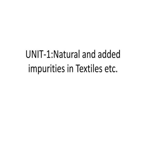 Textile processing of  many textile material
