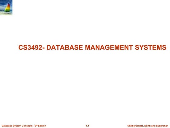 CS3492 - Database Management System Syallabus - Regulation 2021 for CSE ...