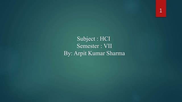 HCI
