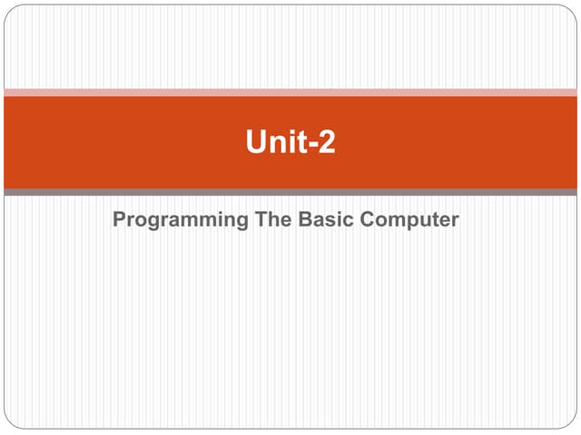 Unit 2