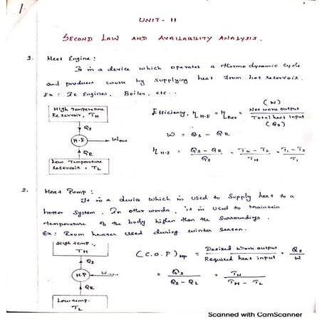 ENGINEERING THERMODYNAMICS-Unit 2
