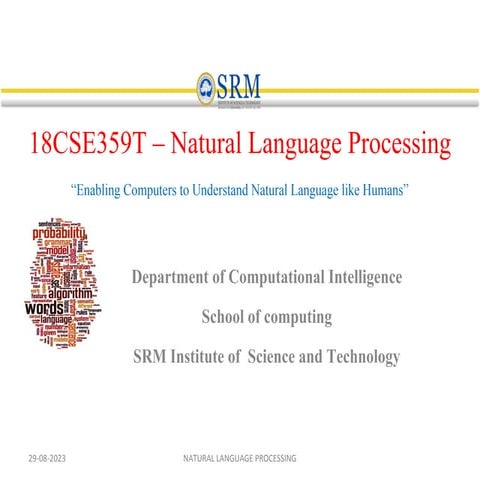 Natural Language Processing basics presentation