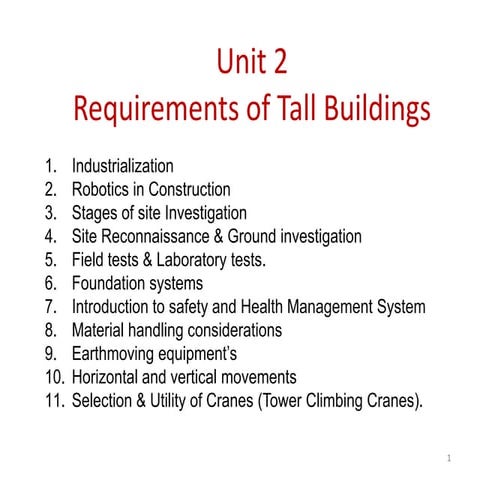 Project Execution Plan for High Rise Building | PDF
