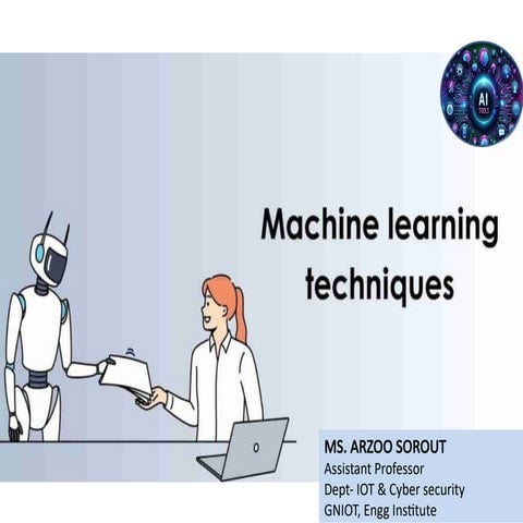 Machine Learning, Unit-2, Supervised Lea | PPTX