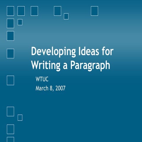 Unit 2 Basic Writing | PPT | Education
