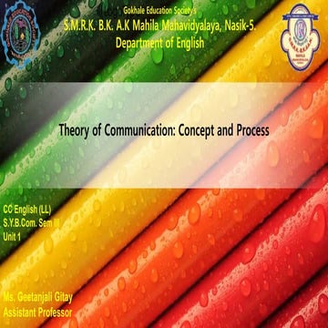Unit.1.1.theory and process of communication