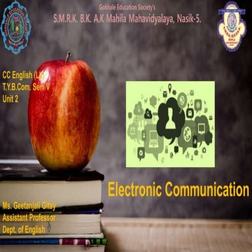 Unit.2.3.electronic communication