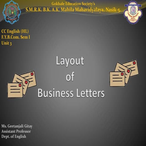 Unit.3.2.layout of business letters