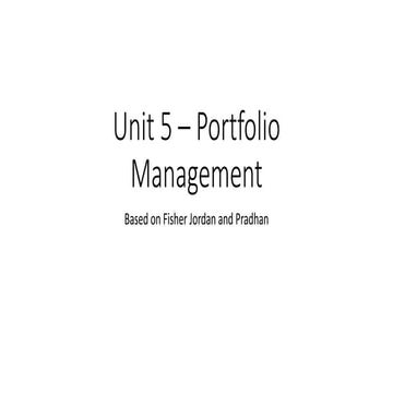Unit. 5 - Portfolio Management....pptx