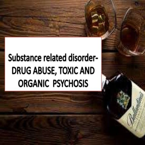  abnormal psychology substance related disorders