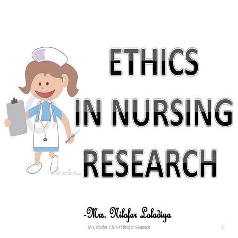Nursing  Research Ethics