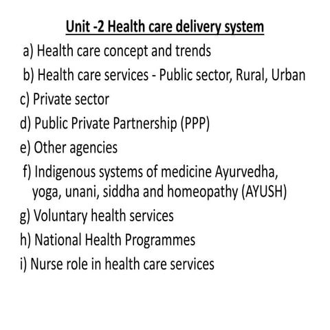 UNIT- 2 Health care delivery system.pptx