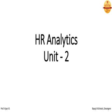 Unit   2 hr analytics