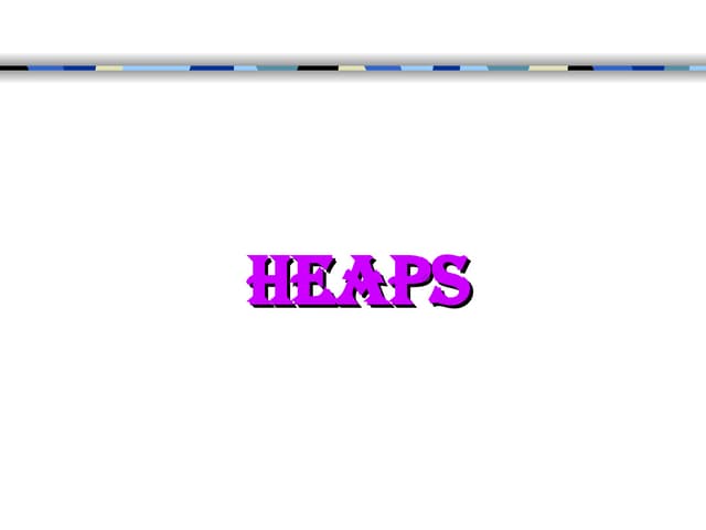 M.E - Computer Science and Engineering-Data structure unit-2  heaps