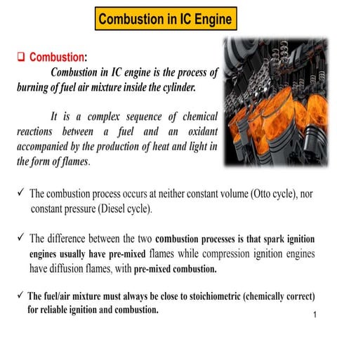 ICE Combustion PPT ICE Education-Academics